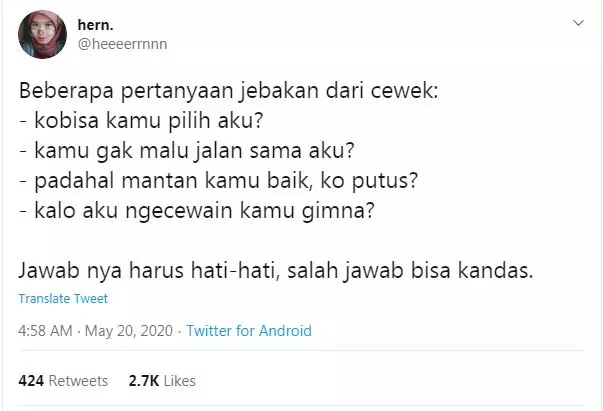 fakta tentang cewek Twitter fakta tentang cewek Twitter