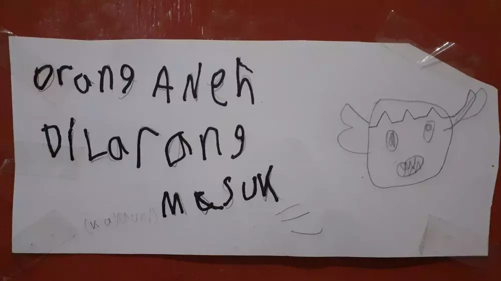 coretan lucu para adek Twitter 