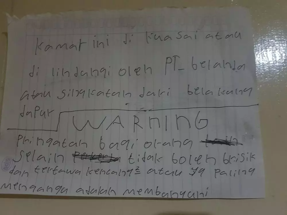 coretan lucu para adek Twitter 