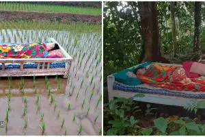 8 Aksi nyeleneh tidur di tempat nggak biasa ini bikin tepuk jidat