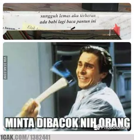 Meme gagal pantun 1cak.com