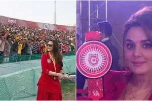 7 Potret Preity Zinta dengan tim kriket favoritnya, cantiknya sporty