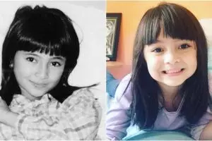 6 Potret tunjukkan Marshanda dan Sienna berwajah bak copy paste