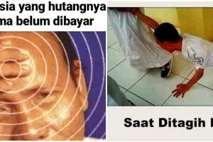 10 Meme utang piutang, sindirannya kocak banget