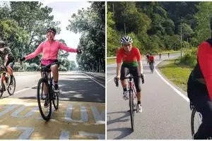 8 Seleb cantik ini gemar bersepeda, patut ditiru