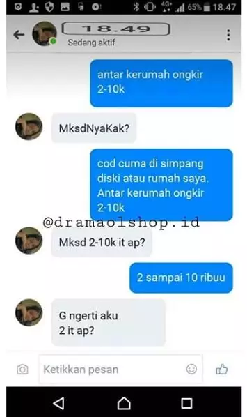 chat penjual pembeli nggak nyambung © 2020 brilio.net chat penjual pembeli nggak nyambung © 2020 brilio.net