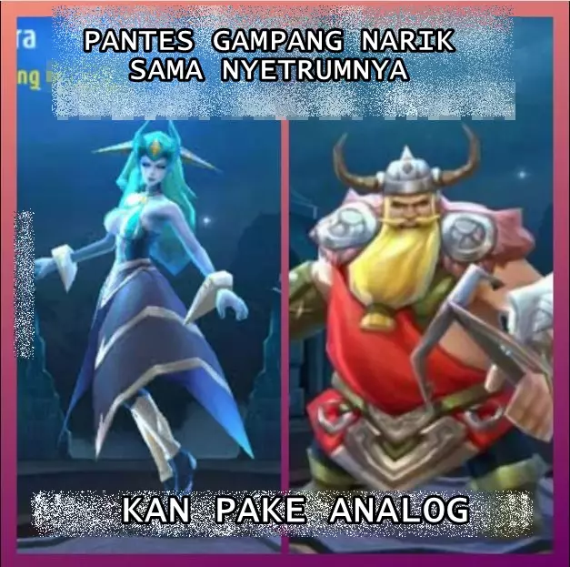 moba analog lucu berbagai sumber