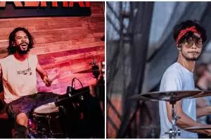 10 Potret Nicko Prabowo, drummer metal adik Widy Vierratale