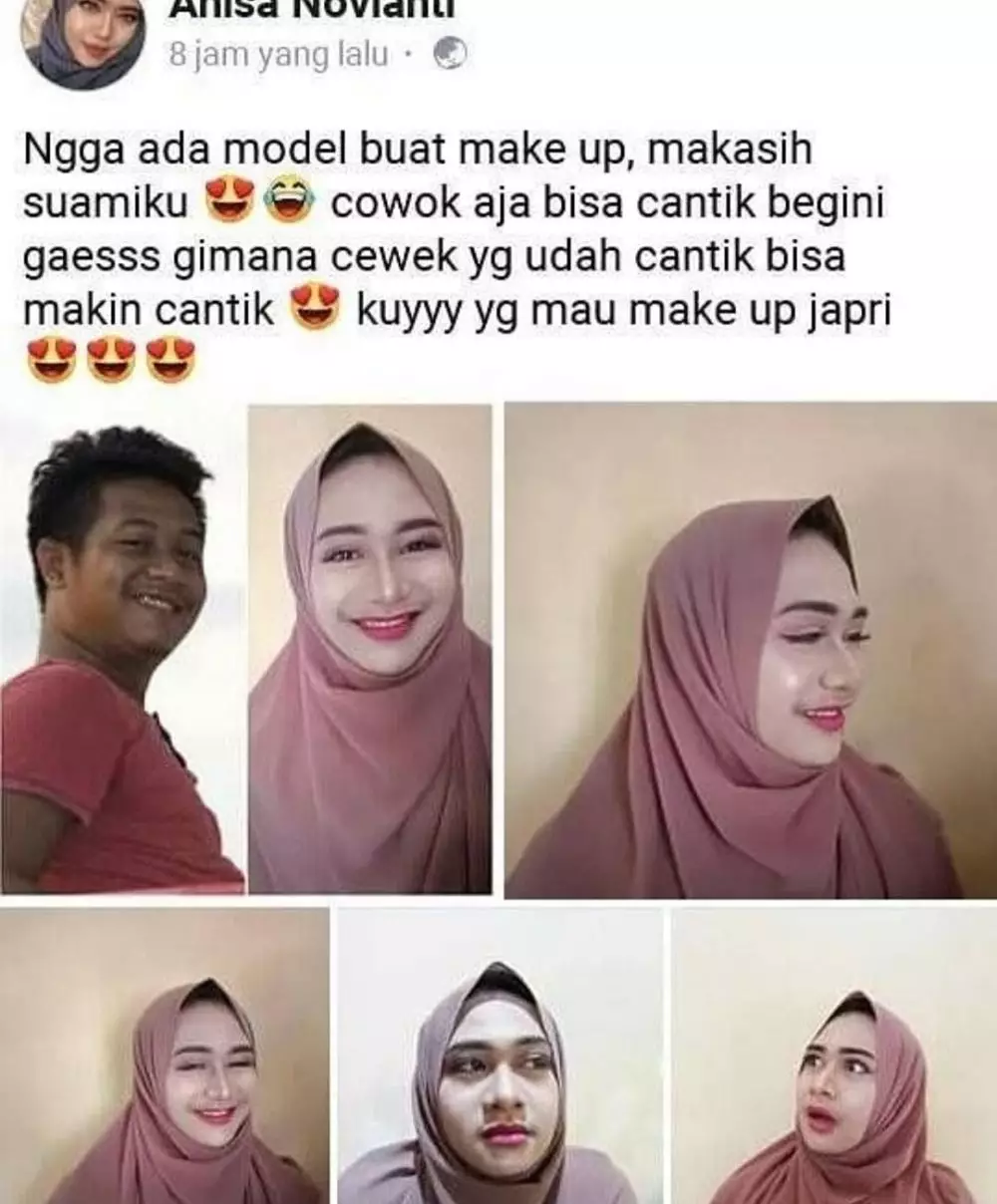 momen lucu cowok pakai skincare © 2020 1cak.com
