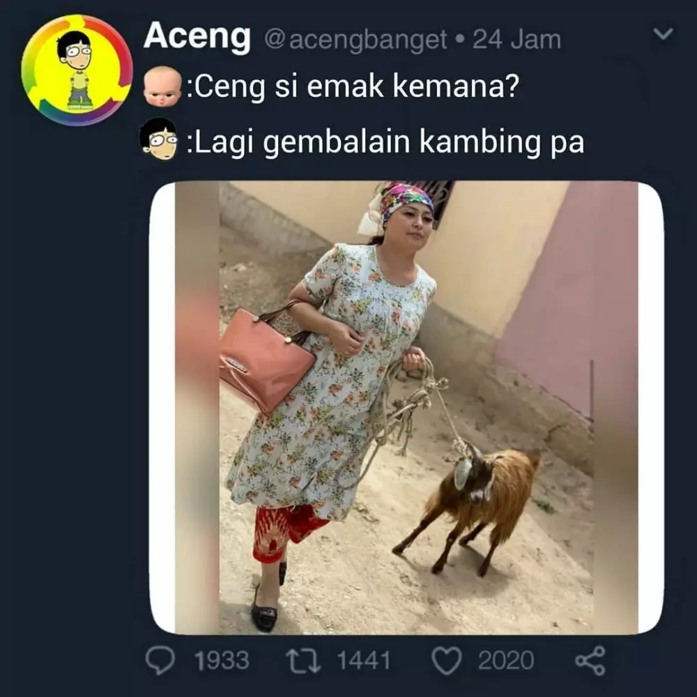 meme lucu nanyain emak © 2020 instagram.com