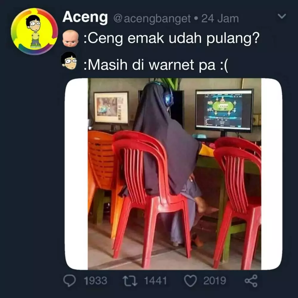 meme lucu nanyain emak © 2020 instagram.com
