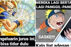8 Meme adegan anime jadul ini lucunya bikin greget