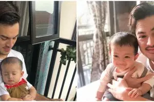8 Foto kedekatan Rizky Nazar dengan keponakan, bak anak kandung