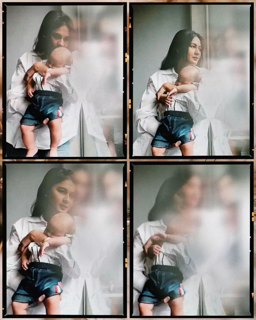 Pemotretan virtual keluarga Baim Wong Instagram