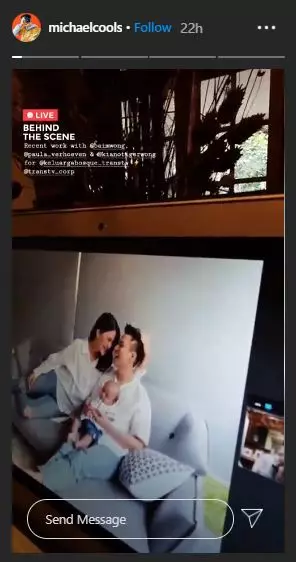 Pemotretan virtual keluarga Baim Wong Instagram