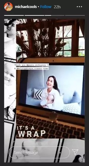 Pemotretan virtual keluarga Baim Wong Instagram