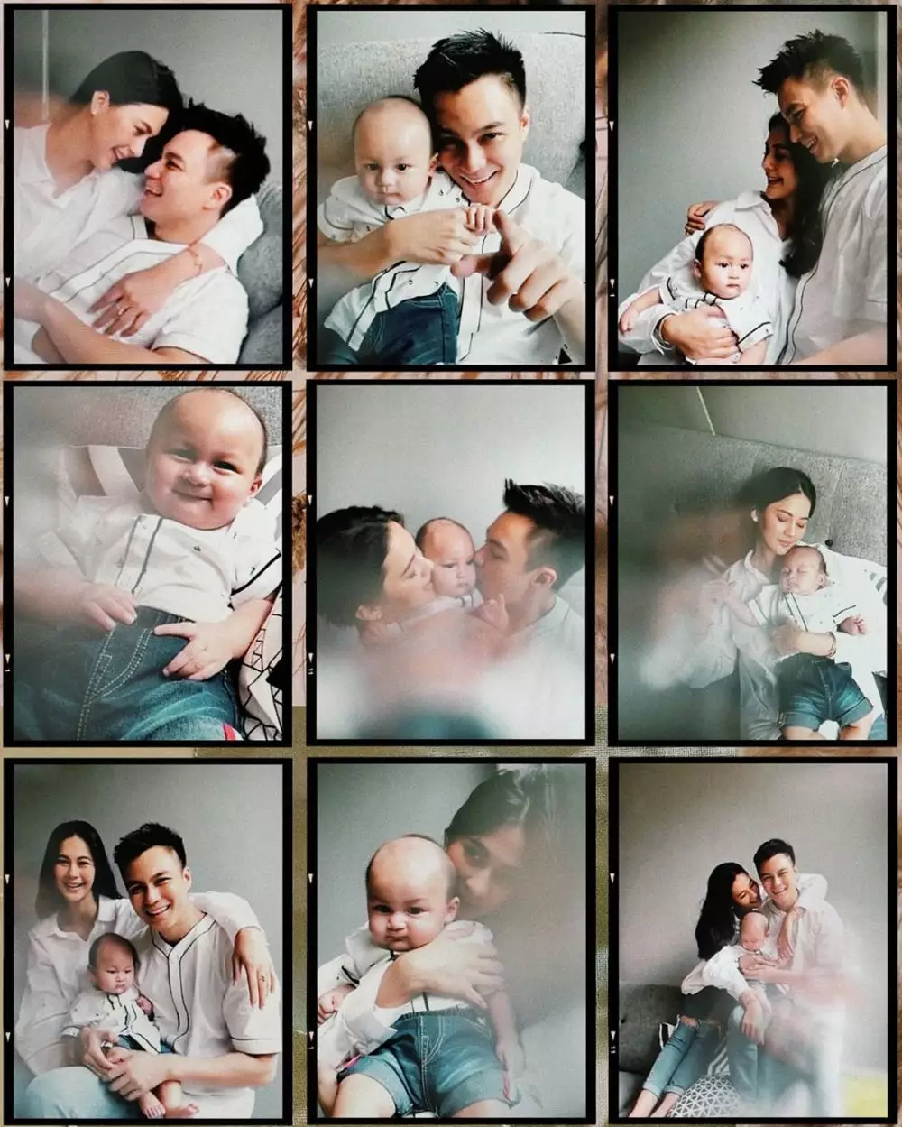 Pemotretan virtual keluarga Baim Wong Instagram