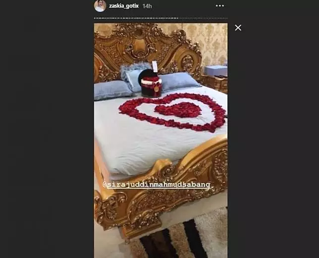 Penampakan kamar Zaskia Gotik Instagram