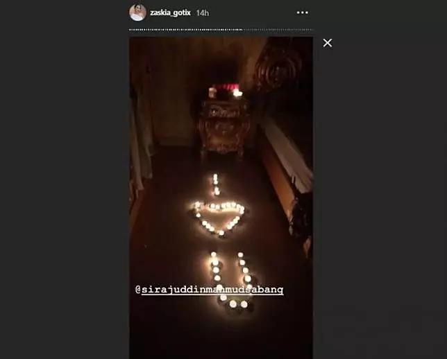 Penampakan kamar Zaskia Gotik Instagram