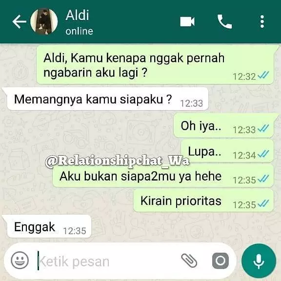 35 lewat whatsapp instagram