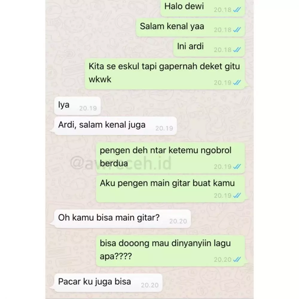 35 lewat whatsapp instagram