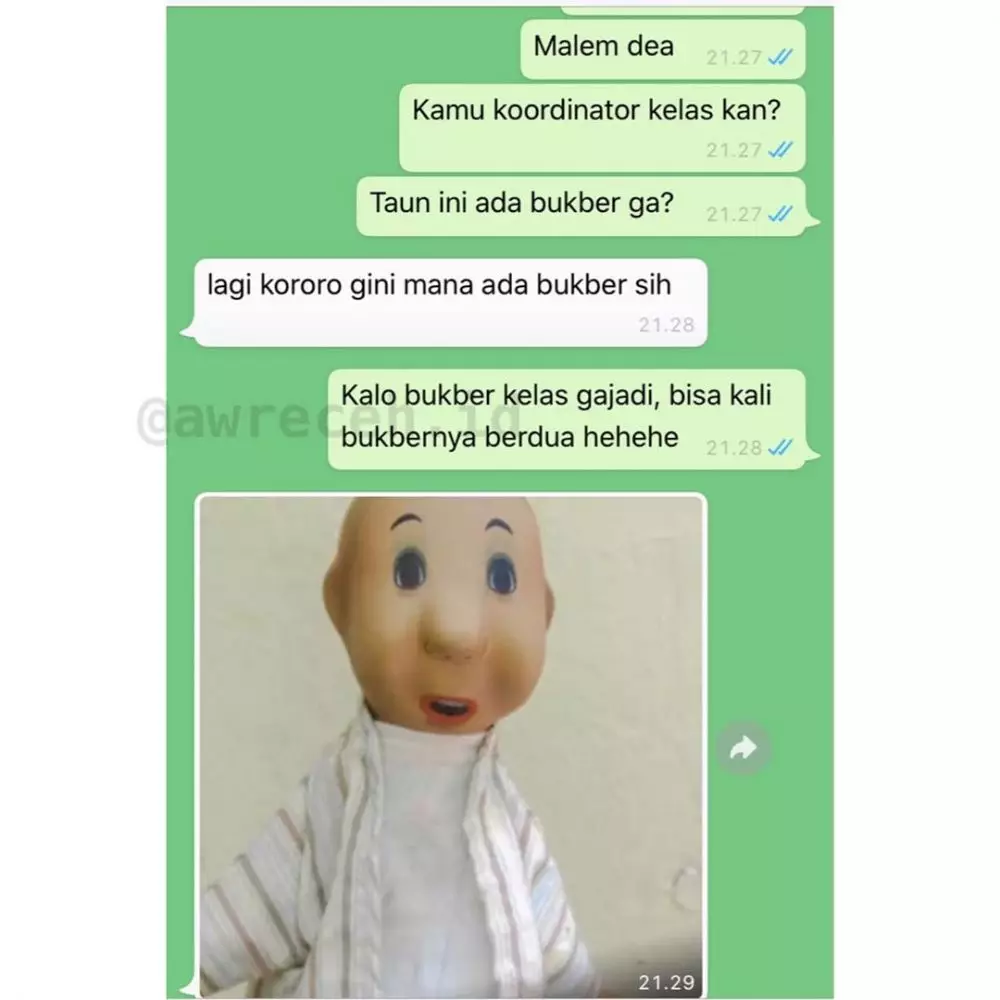 35 lewat whatsapp instagram