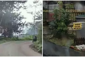 10 Potret nyeleneh penanda jalan ini bikin auto bingung