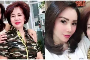 8 Potret kebersamaan Femmy Permatasari dan sang mama yang awet muda