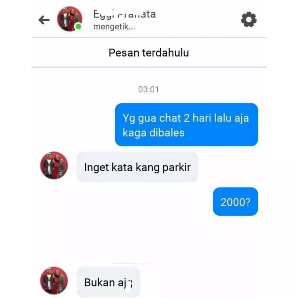 chat lucu salah nebak © 2020 instagram.com