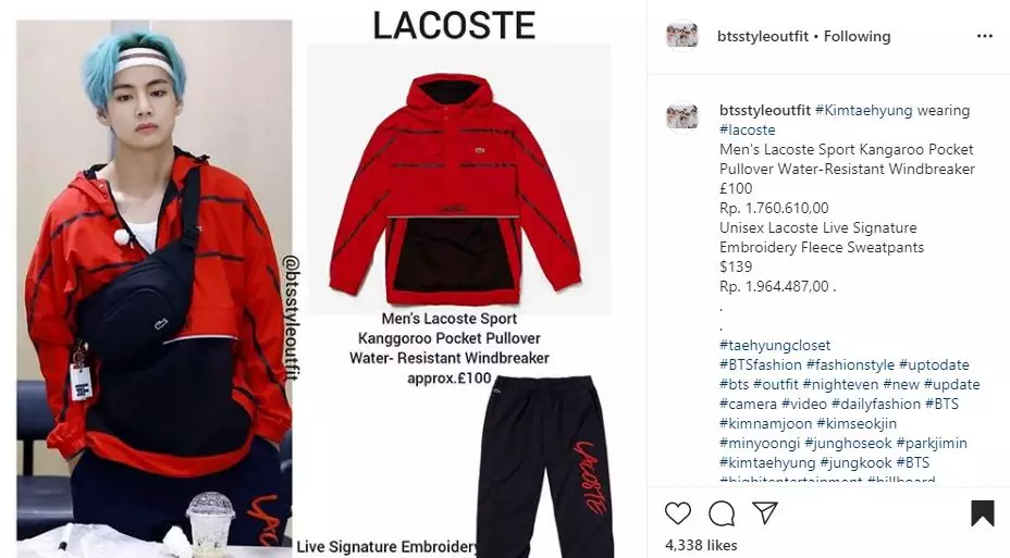 10 Koleksi jaket V BTS Instagram 10 Koleksi jaket V BTS Instagram