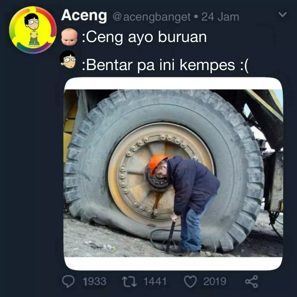 meme lucu benerin kendaraan © 2020 instagram.com meme lucu benerin kendaraan © 2020 instagram.com