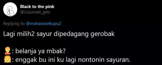 Percakapan basa-basi twitter