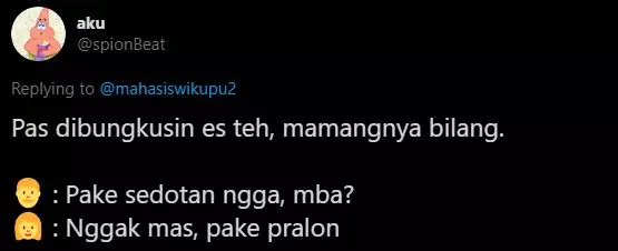 Percakapan basa-basi twitter