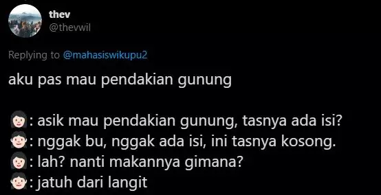 Percakapan basa-basi twitter