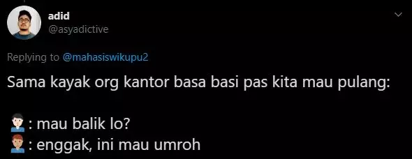 Percakapan basa-basi twitter