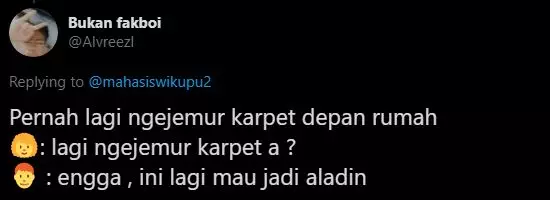 Percakapan basa-basi twitter