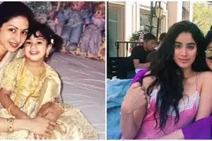 10 Potret kenangan Sridevi dan putri sulungnya Janhvi Kapoor