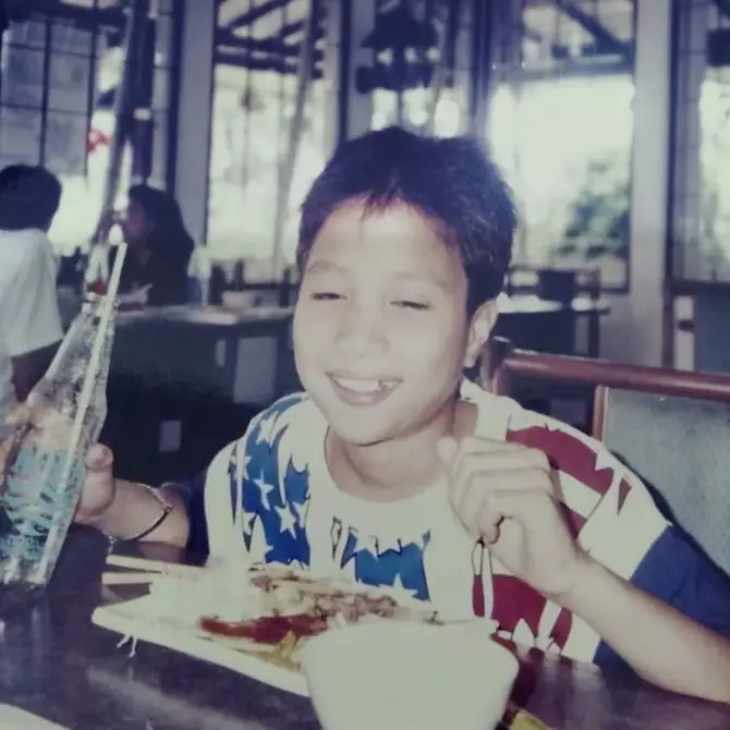 masa kecil Dikta Yovie Nuno Instagram