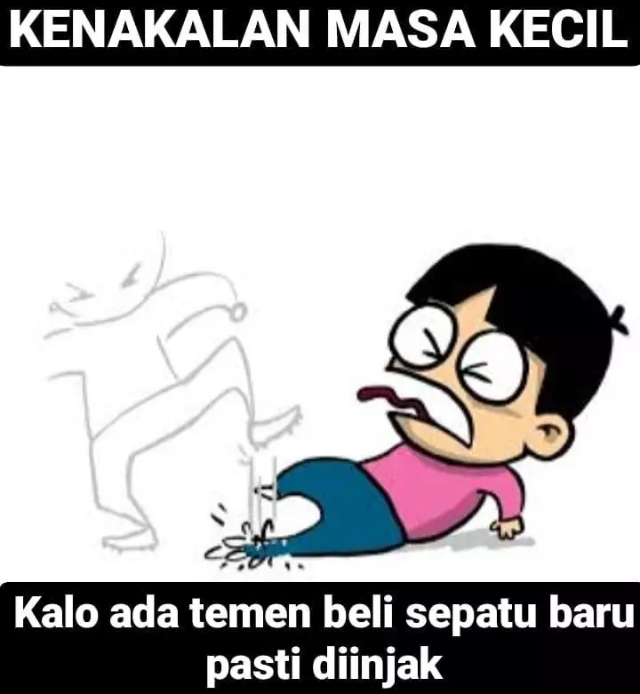 Meme kenakalan masa kecil Instagram