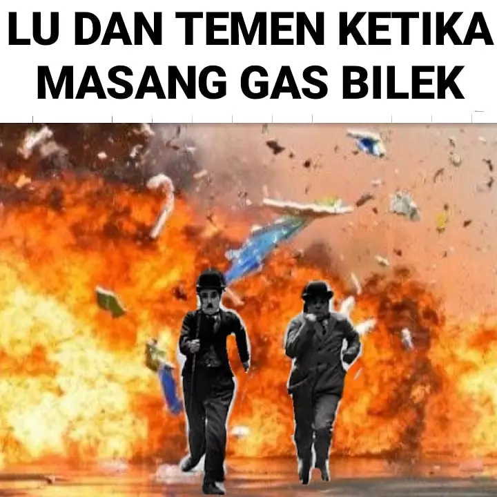 Meme adegan meledak Berbagai sumber