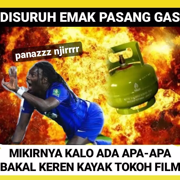 Meme adegan meledak Berbagai sumber