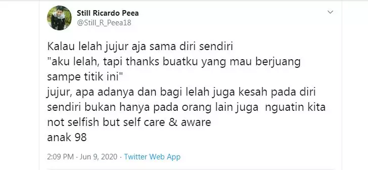 curhatan anak 98 berbagai sumber