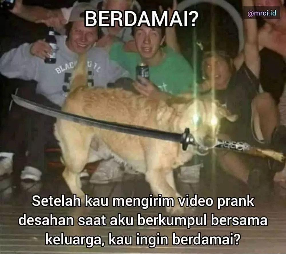 Meme ngajak berdamai Berbagai sumber