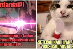 10 Meme ngajak berdamai ini bikin geleng-geleng kepala