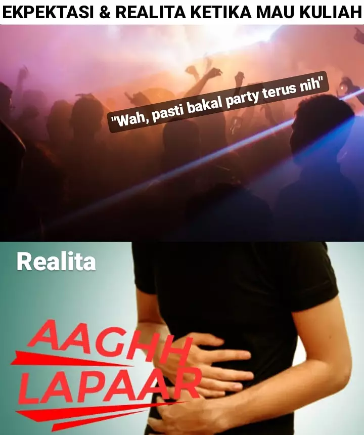 Meme kehidupan mahasiswa Berbagai sumber