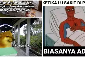 10 Meme ekspektasi vs realita kehidupan mahasiswa ini kocak