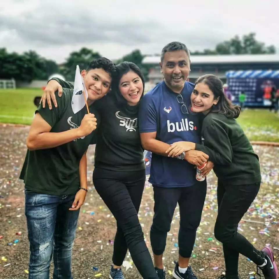 Momen kompak Qory Sandioriva & anak sambungnya © 2020 brilio.net