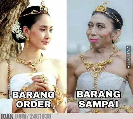 meme balada belanja online 1cak