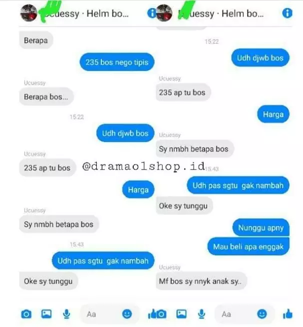 chat pembeli pemula olshop © 2020 brilio.net chat pembeli pemula olshop © 2020 brilio.net