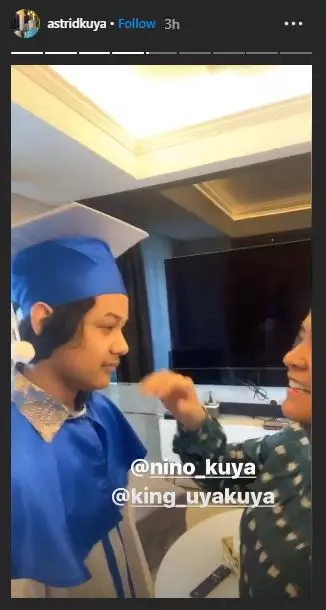 wisuda virtual anak Uya Kuya Instagram wisuda virtual anak Uya Kuya Instagram